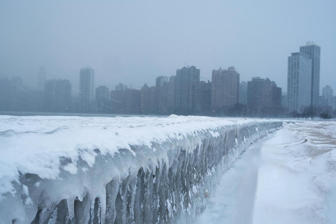 Ciudad cubierta de Nieve