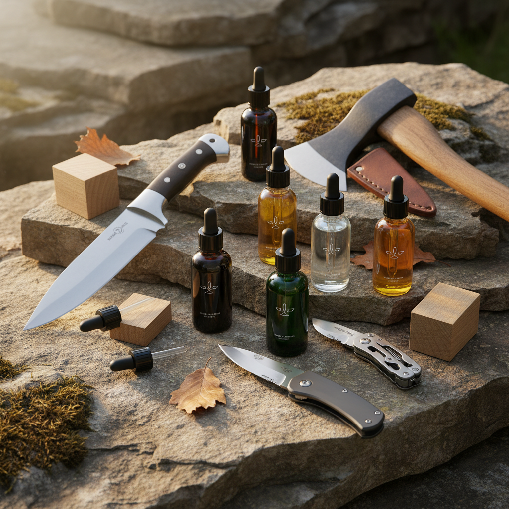 Aceites premium para cuchillos y herramientas outdoor