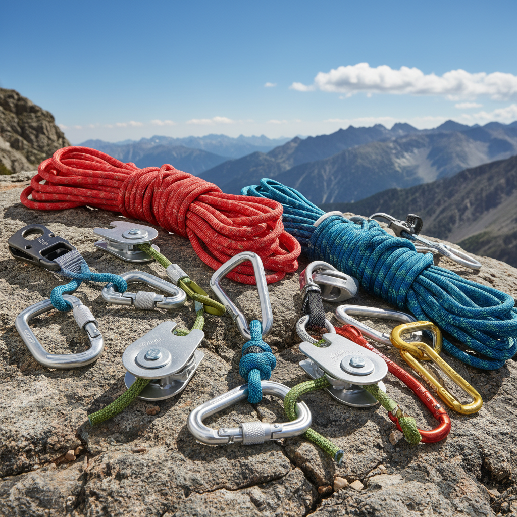 Carabinas y Poleas - Escalada y Supervivencia