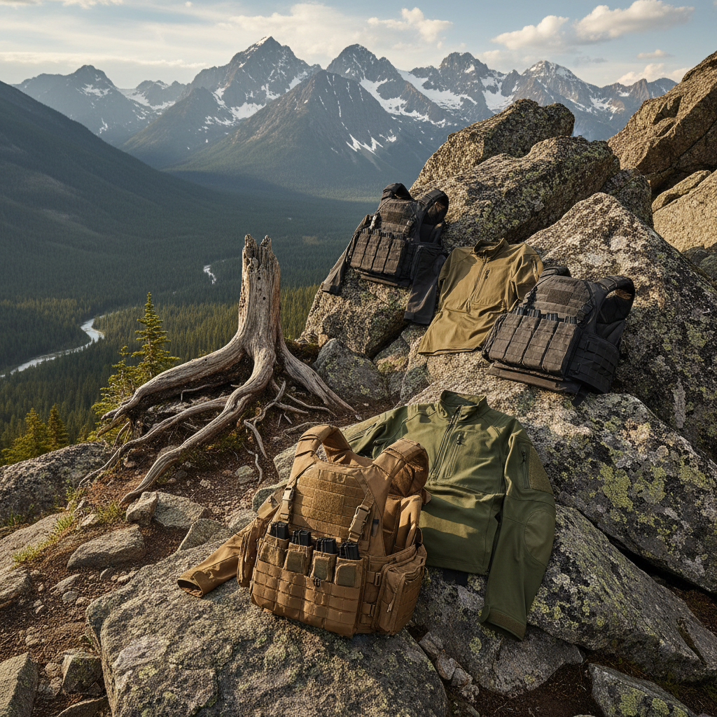 Chalecos tácticos y camisas técnicas para supervivencia, senderismo, bushcraft, camping y preparacionismo outdoor