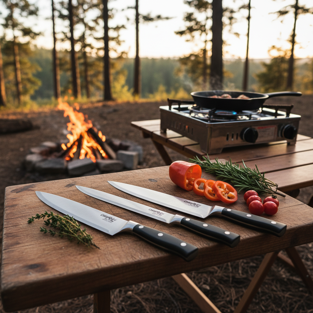 Cuchillos de cocina para camping y supervivencia outdoor