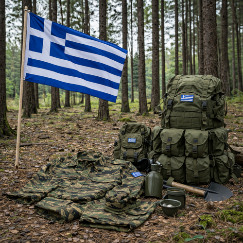 Equipamiento militar ejército Griego