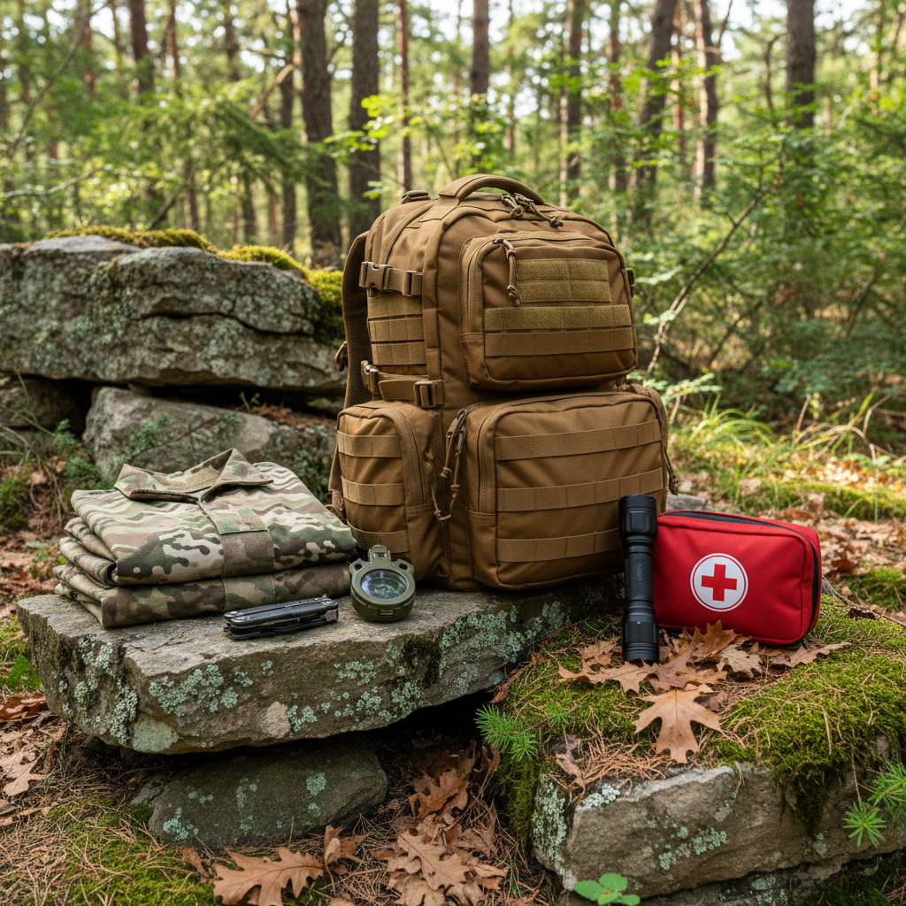 Equipamiento militar táctico para supervivencia