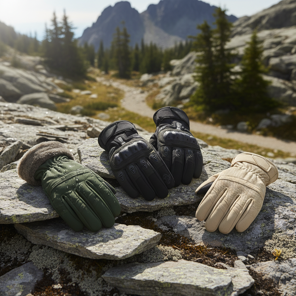 Guantes tácticos, impermeables y transpirables sobre roca, para protección en escalada, senderismo y bushcraft
