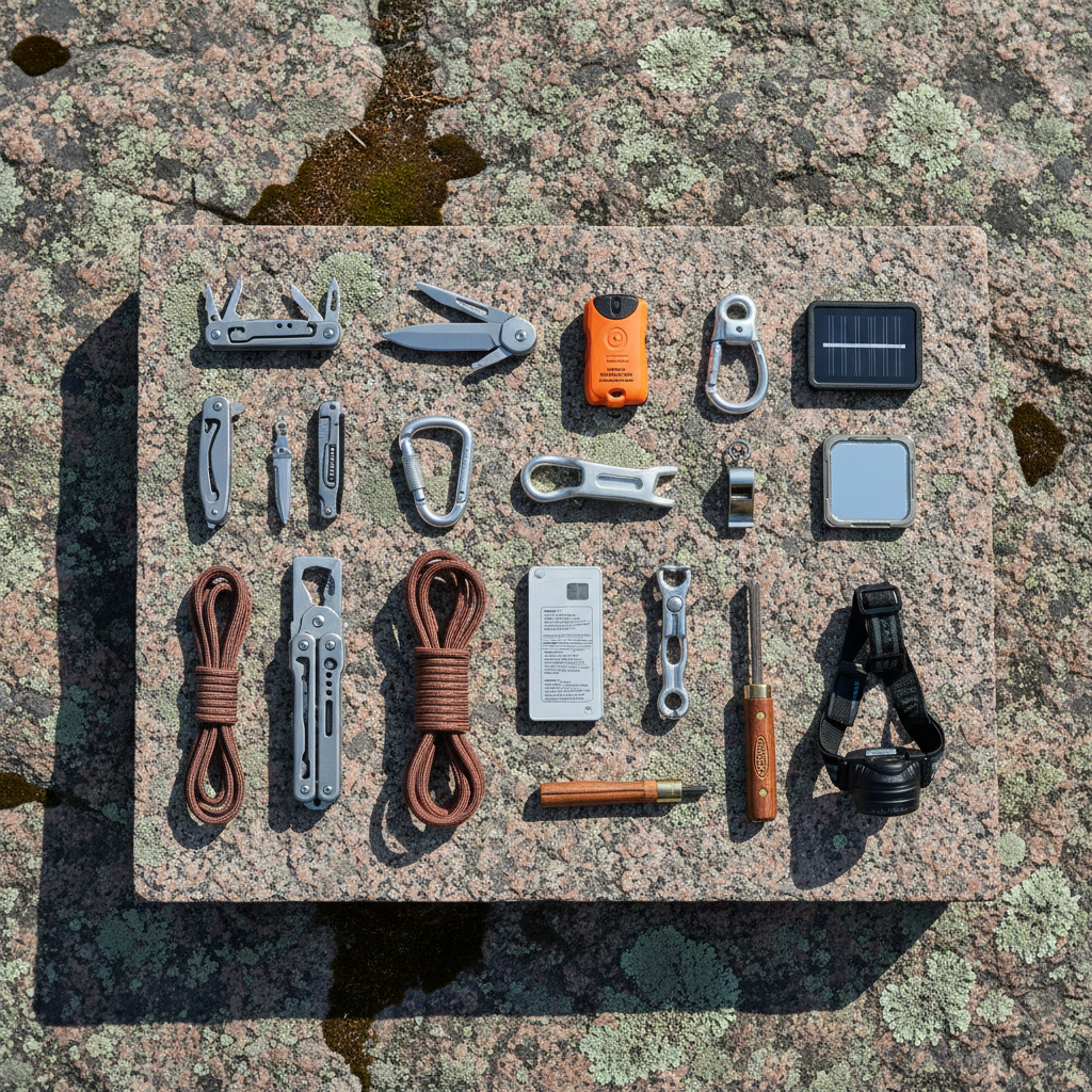 Productos exclusivos y multifunción para supervivencia, escalada, senderismo y preparacionismo outdoor