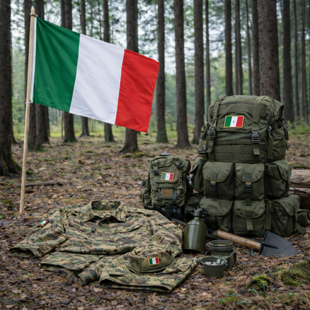 Equipamiento militar ejército Italiano