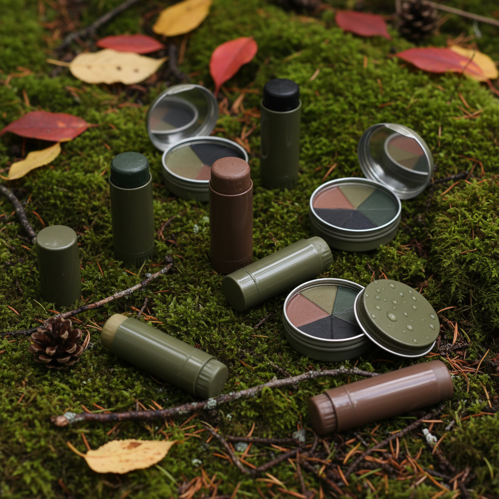 Pintura facial táctica para camuflaje y outdoor