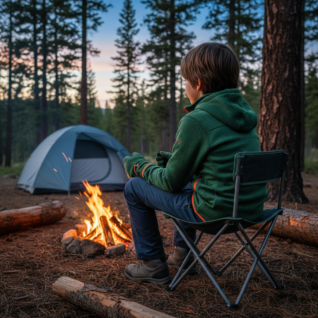 Sudaderas y jerseys para niños acampada outdoor