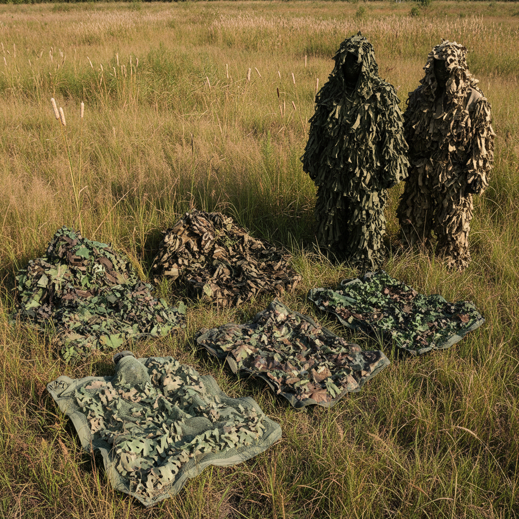Velos de francotirador para camuflaje y caza