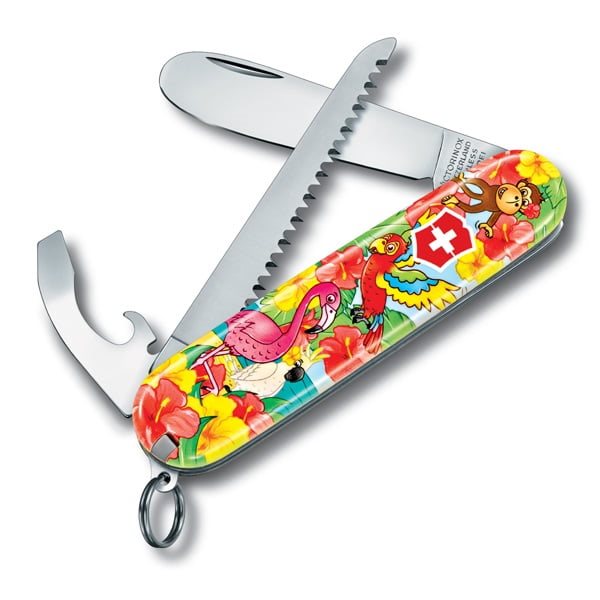 Mi primera navaja Victorinox 84 mm Edición Dolphin con punta redondeada