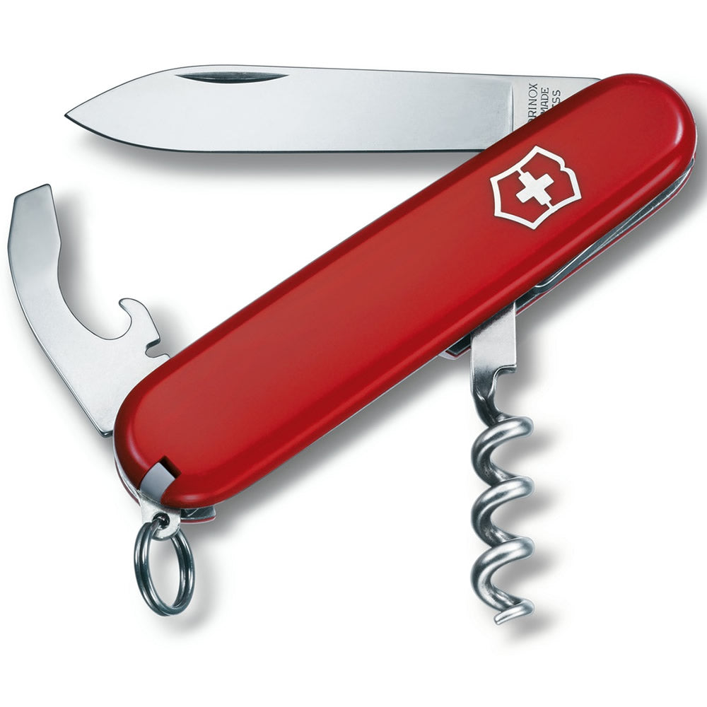 Navaja de bolsillo WAITER 84 mm roja - 9 funciones