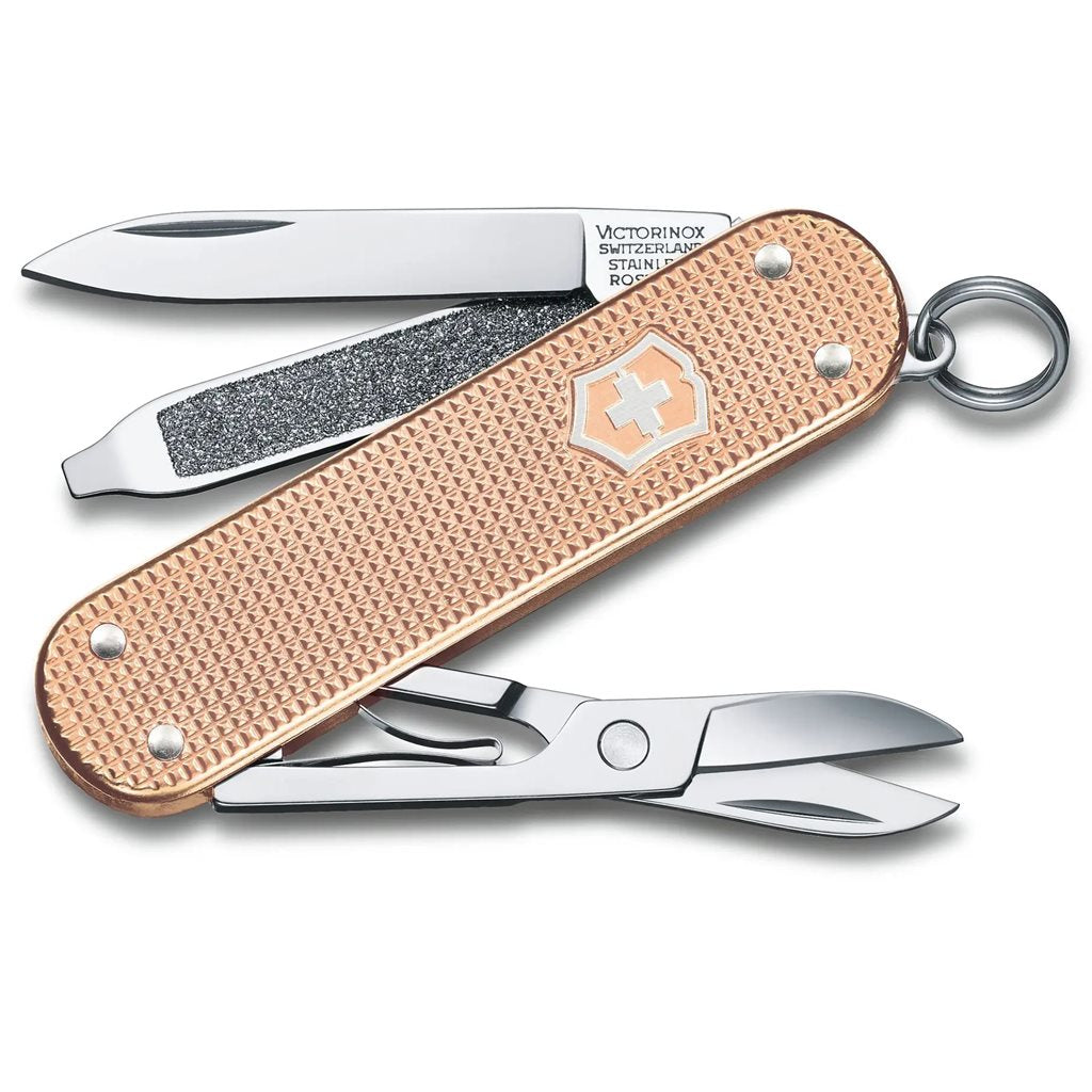 Cuchillo de bolsillo Victorinox Classic SD Alox 58 mm color algodón de azúcar