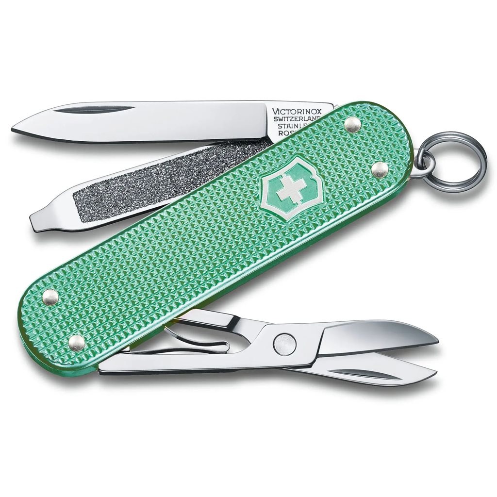 Cuchillo de bolsillo Victorinox Classic SD Alox 58 mm color algodón de azúcar