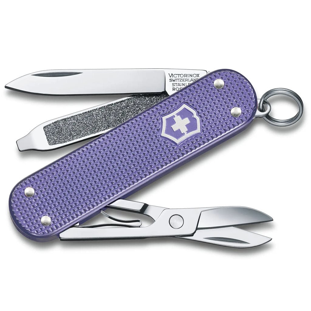 Cuchillo de bolsillo Victorinox Classic SD Alox 58 mm color algodón de azúcar