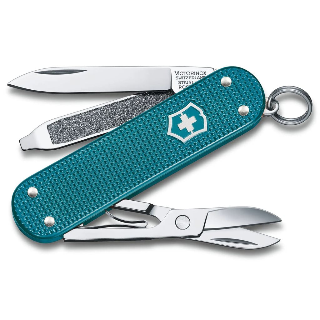Cuchillo de bolsillo Victorinox Classic SD Alox 58 mm color algodón de azúcar