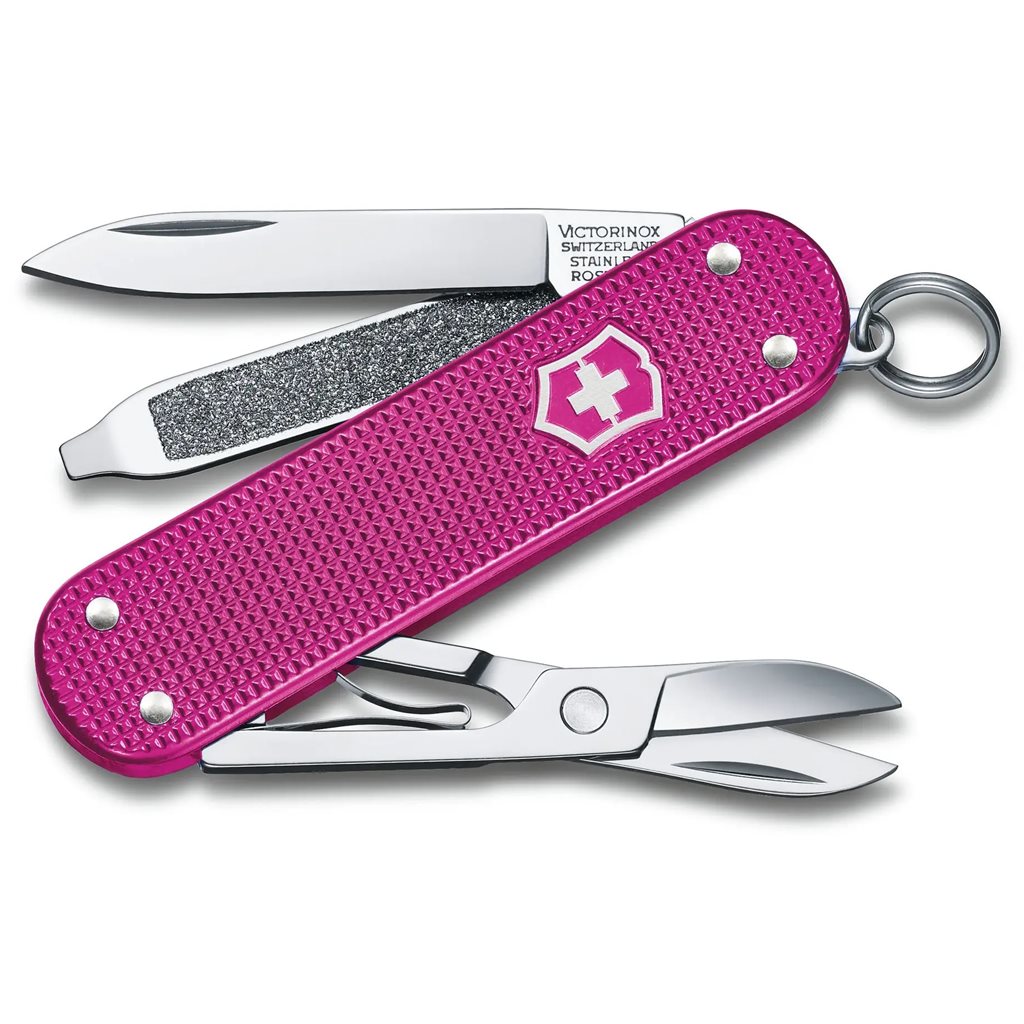 Cuchillo de bolsillo Victorinox Classic SD Alox 58 mm color algodón de azúcar