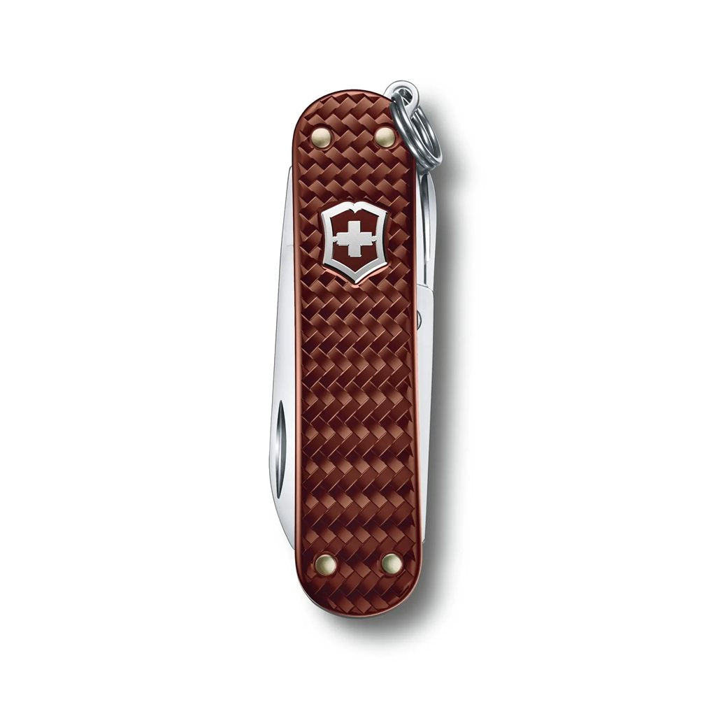 Navaja Victorinox Classic SD Alox 58 mm plateada, 5 funciones, acabado eloxado