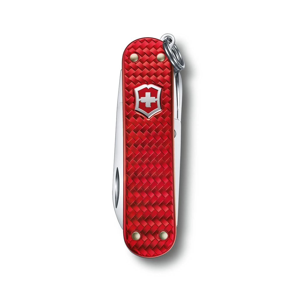 Navaja Victorinox Classic SD Alox 58 mm plateada, 5 funciones, acabado eloxado