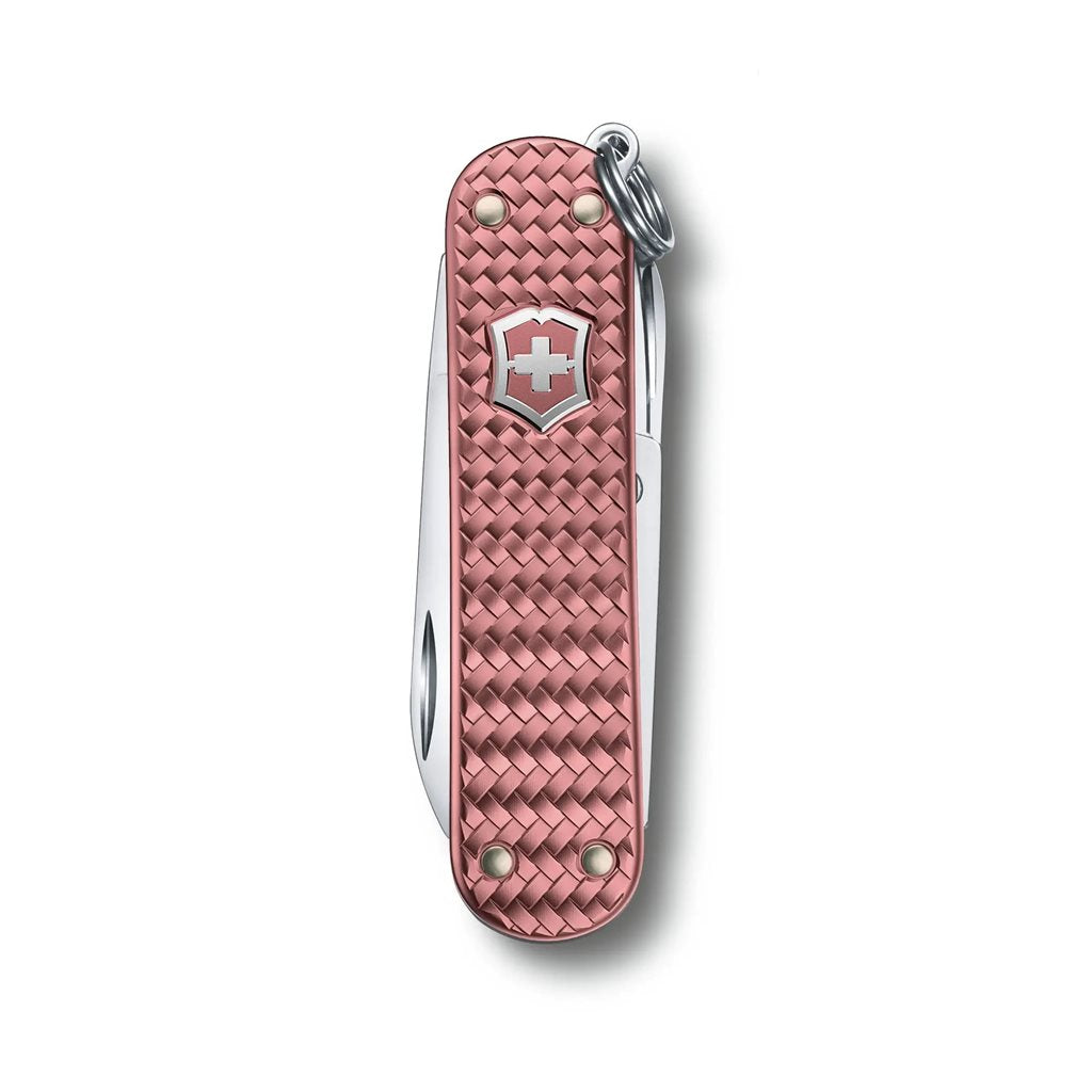 Navaja Victorinox Classic SD Alox 58 mm plateada, 5 funciones, acabado eloxado