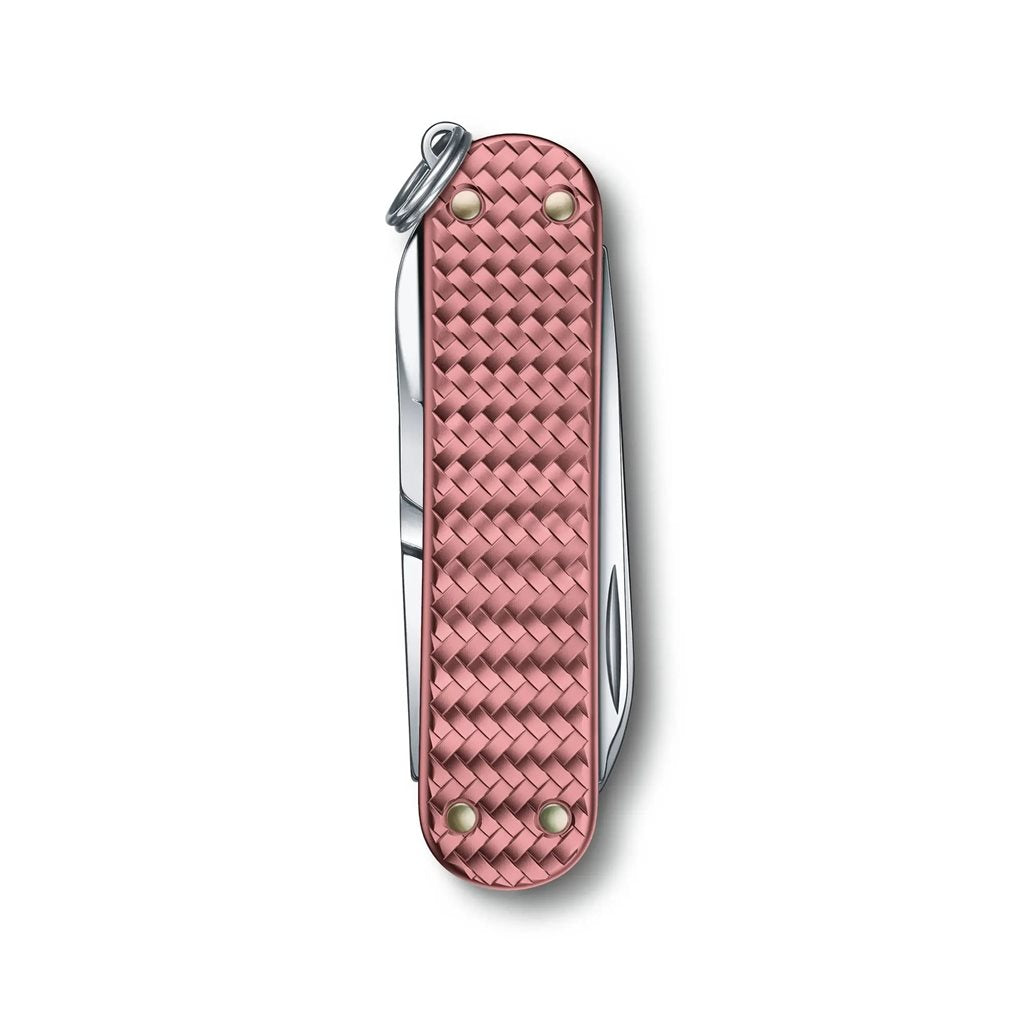 Navaja Victorinox Classic SD Alox 58 mm plateada, 5 funciones, acabado eloxado