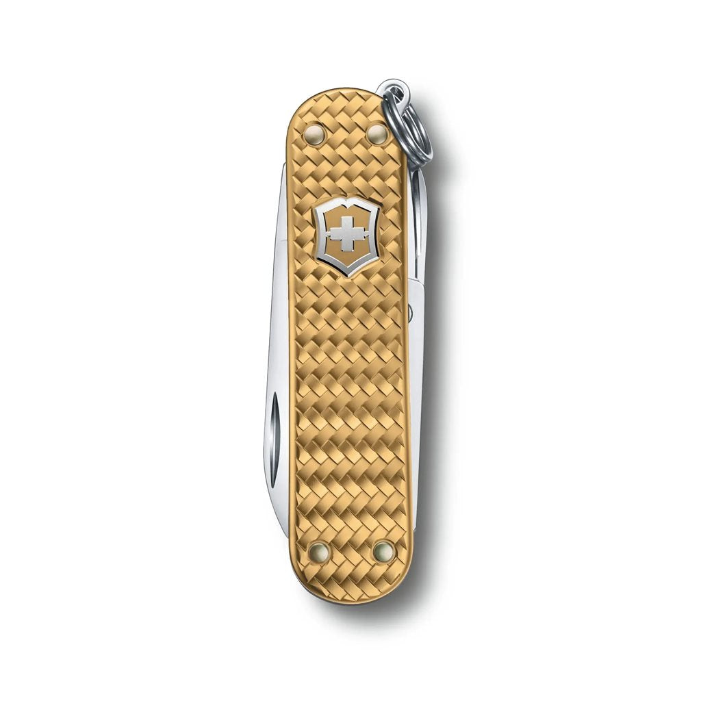 Navaja Victorinox Classic SD Alox 58 mm plateada, 5 funciones, acabado eloxado