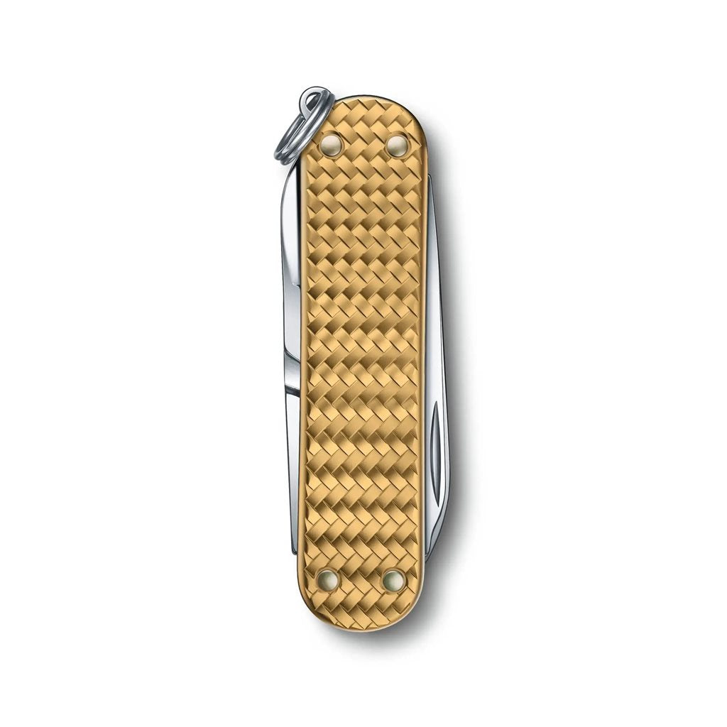 Navaja Victorinox Classic SD Alox 58 mm plateada, 5 funciones, acabado eloxado