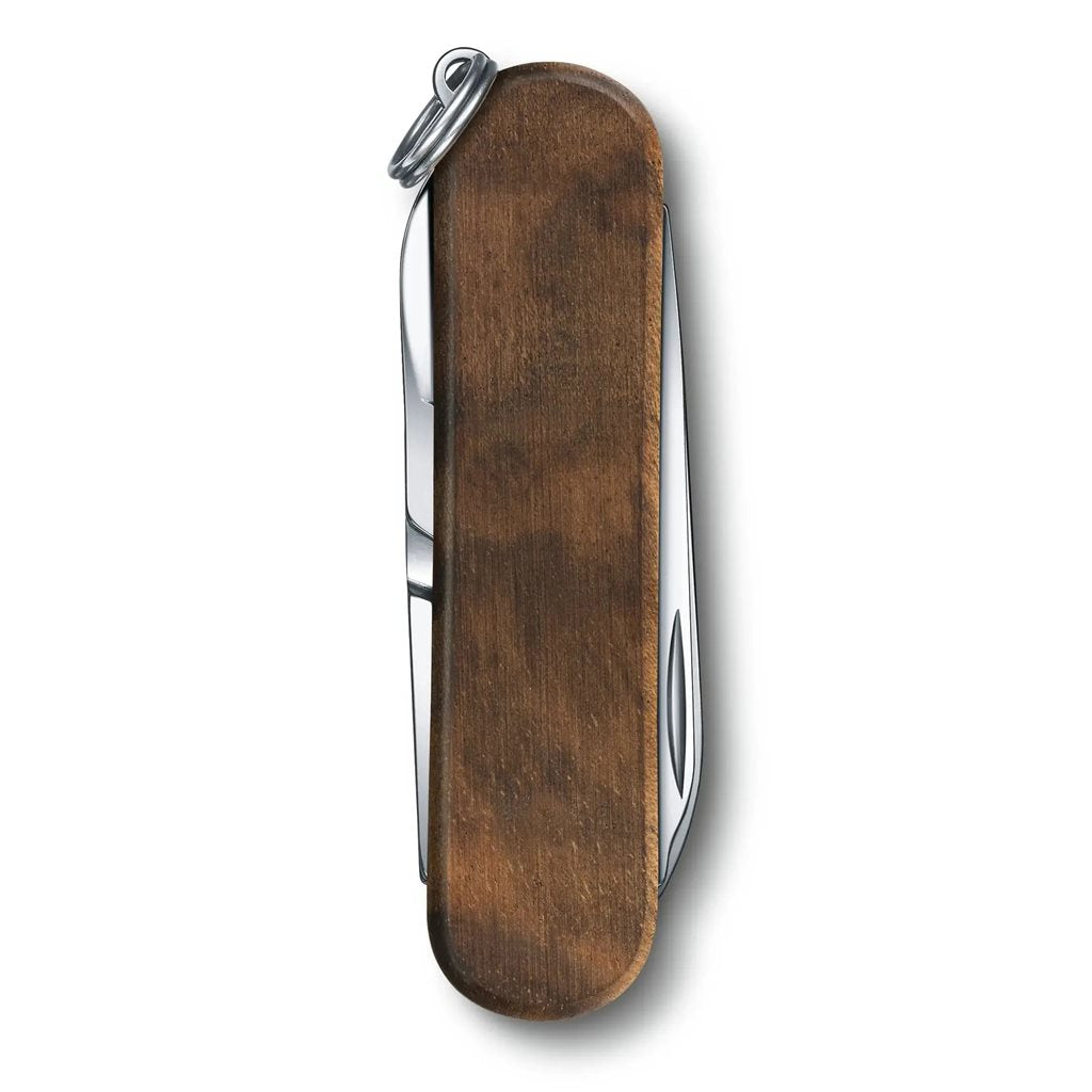 Navaja suiza Classic SD 58mm WOOD, acabado madera, compacta