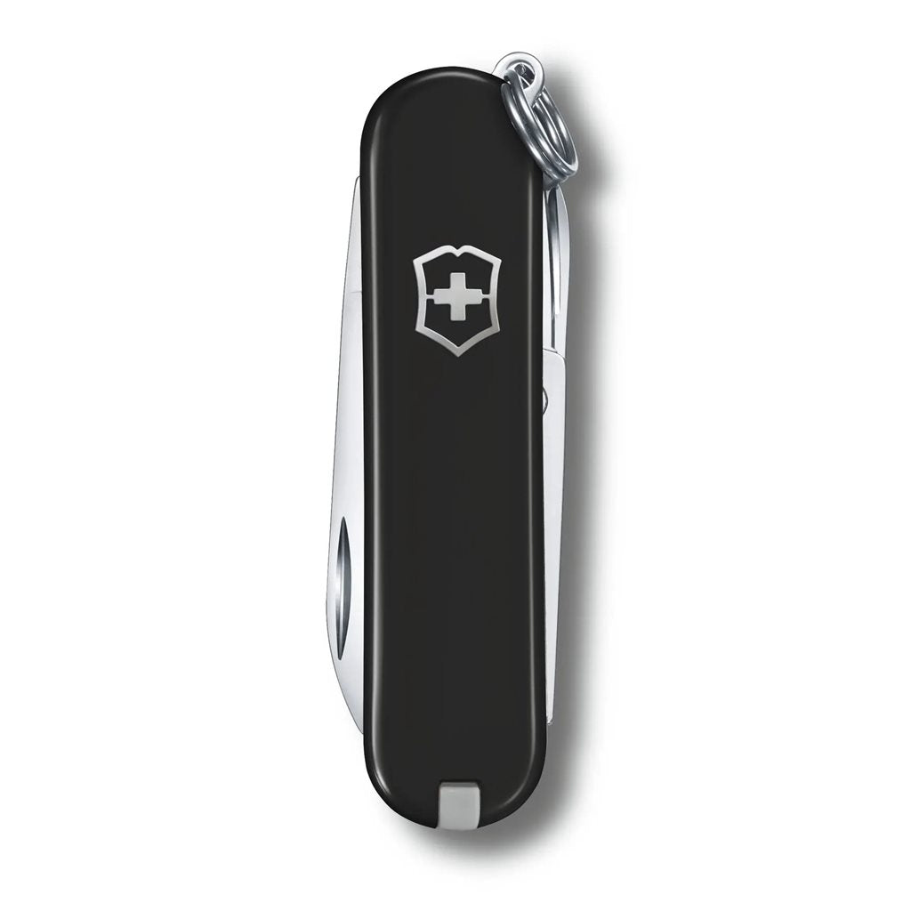 Navaja de bolsillo CLASSIC SD 58 mm negra, 7 funciones, formato llavero