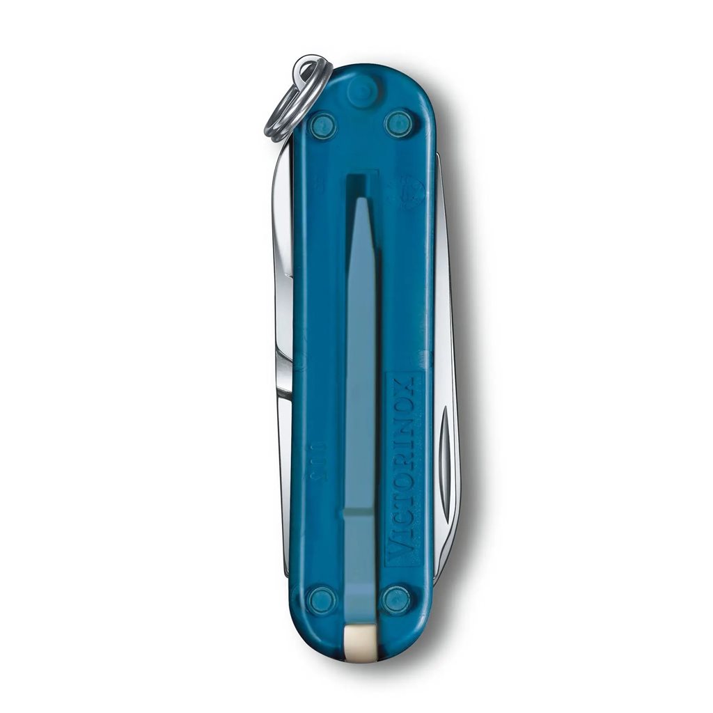 Navaja de bolsillo CLASSIC SD 58 mm Navy Camo, llavero, 7 funciones
