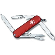 Navaja de bolsillo RAMBLER 58 mm roja, 10 funciones, apta como llavero