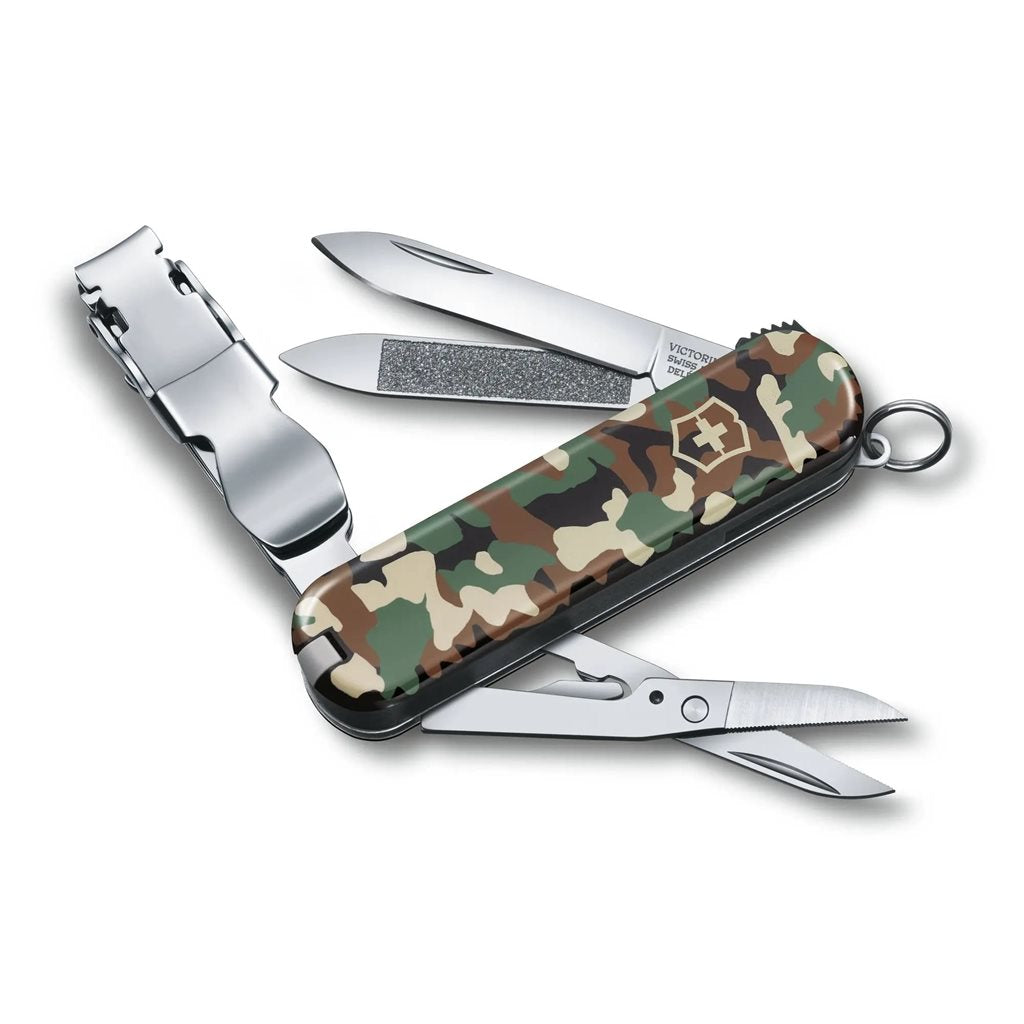 Navaja de bolsillo NAIL CLIP 580 PROTĚŽ 65 mm, 8 funciones, para llavero