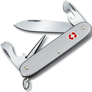 Navaja Victorinox Pioneer ALOX 91mm plata con anilla y herramientas