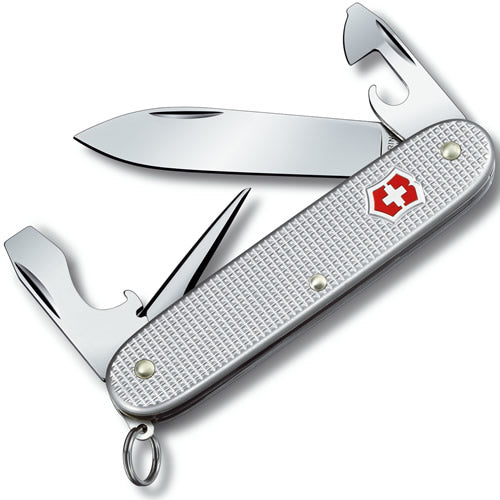 Navaja Victorinox PIONEER 91mm ALOX plata con anilla