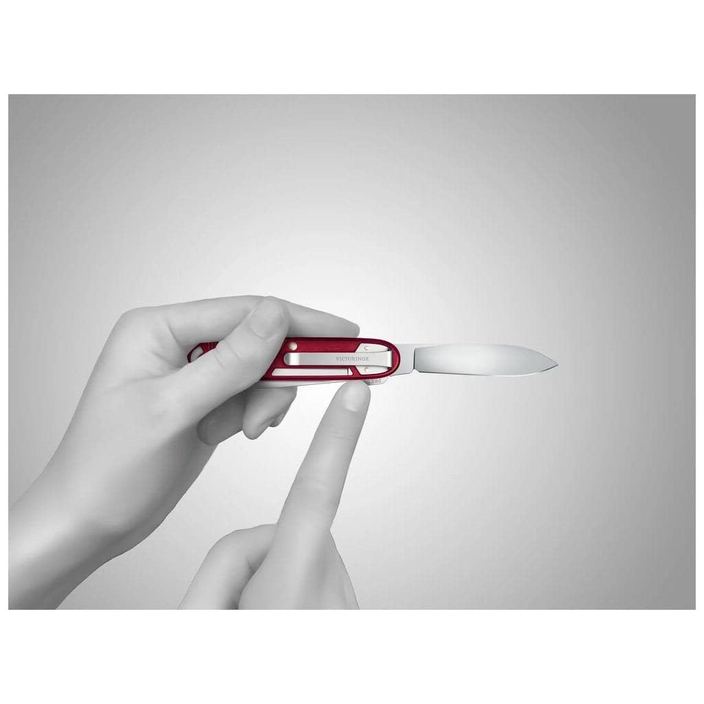 Navaja de bolsillo Synergy X Alox 93 mm roja con 10 herramientas