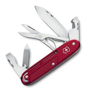 Navaja de bolsillo Synergy X Alox 93 mm roja con 10 herramientas