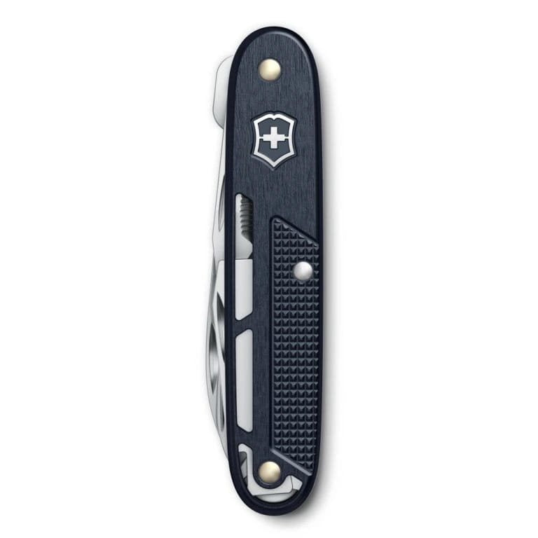 Navaja de bolsillo SYNERGY X ALOX 93 mm roja con 10 herramientas - vista del producto