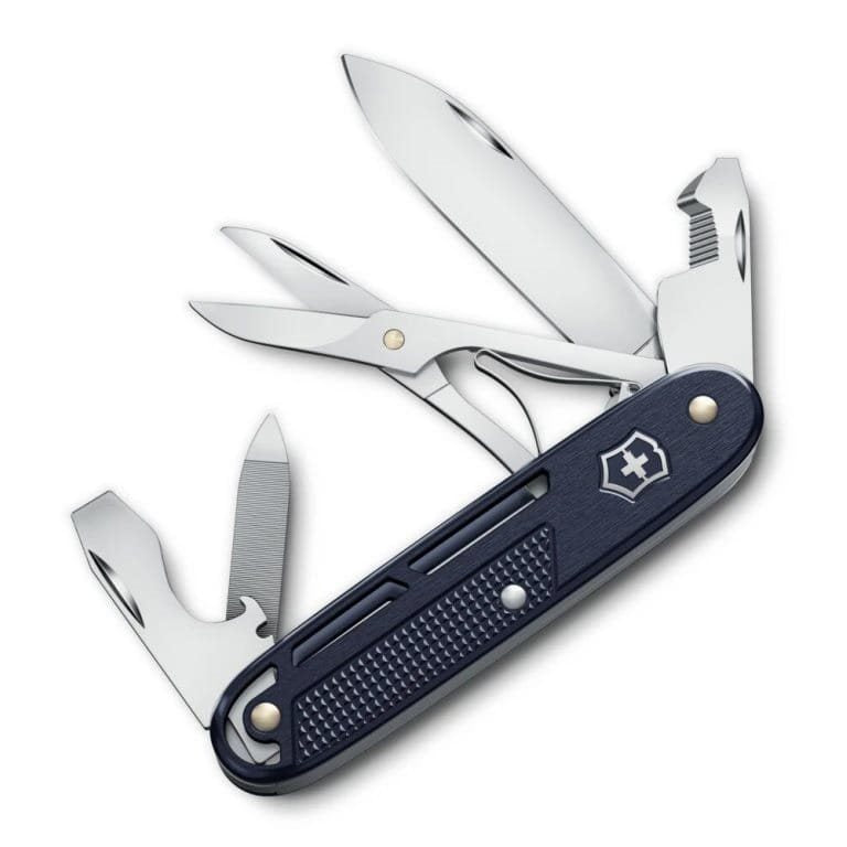 Navaja de bolsillo SYNERGY X ALOX 93 mm roja con 10 herramientas - vista del producto