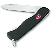 Navaja plegable SENTINEL 111 mm negra, hoja recta, 4 funciones