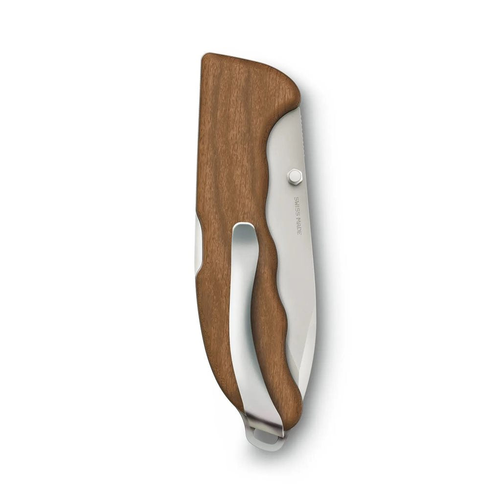 Navaja de bolsillo EVOKE Alox plateada con hoja lisa