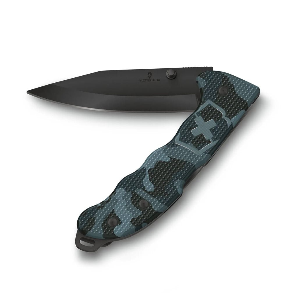 Cuchillo plegable EVOKE BSH Alox con diseño NAVY CAMO