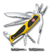 Cuchillo plegable RangerGrip BOATSMAN 130 mm amarillo, 21 funciones, bloqueo de hoja