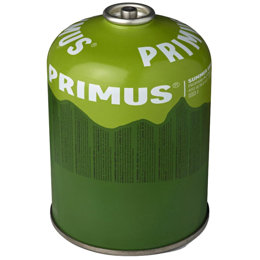 Cartucho de gas propano-butano roscado 450 g, vista del envase