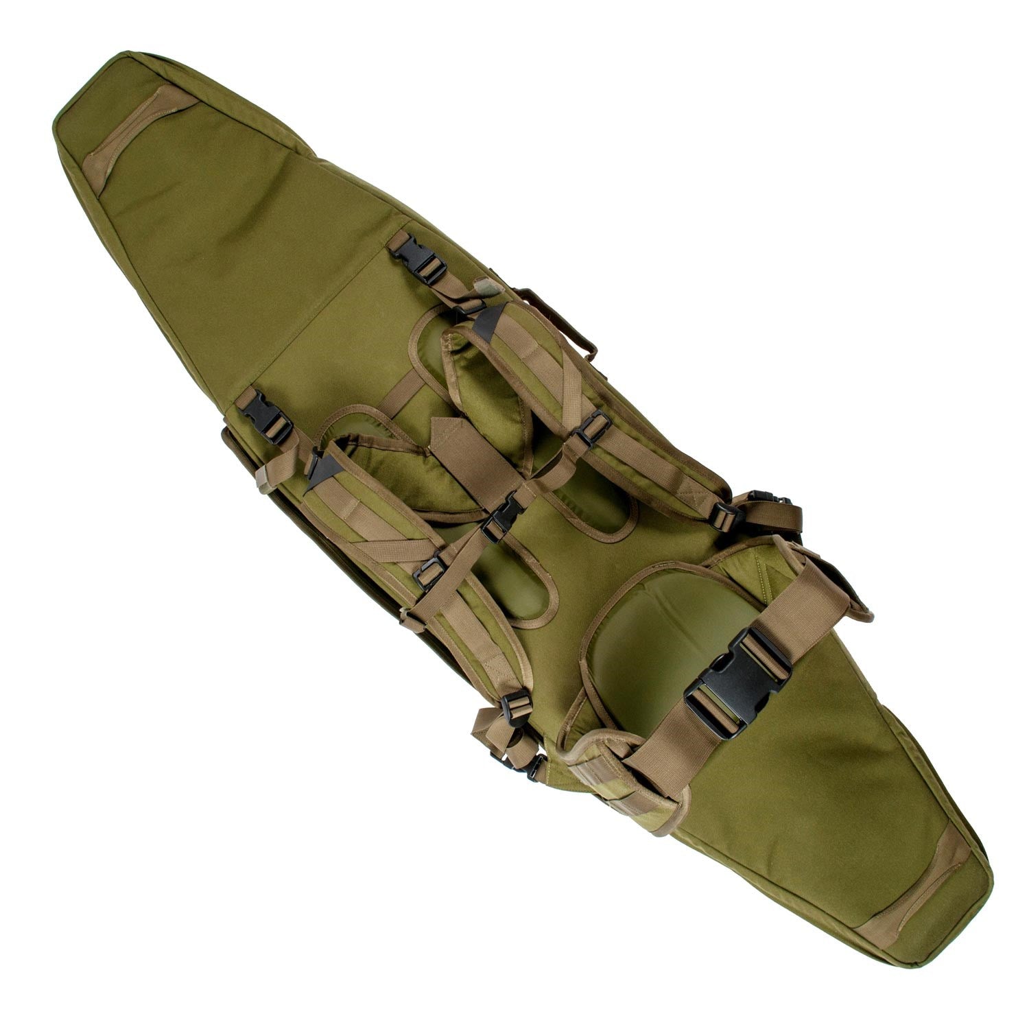 Funda para arma larga SMPS DRAGBAG II 130 cm en color verde