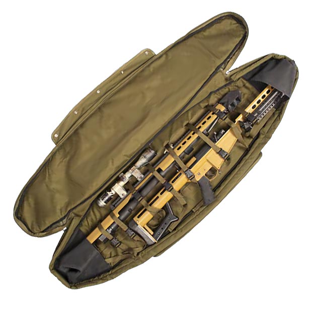Funda para arma larga SMPS DRAGBAG II 130 cm en color verde