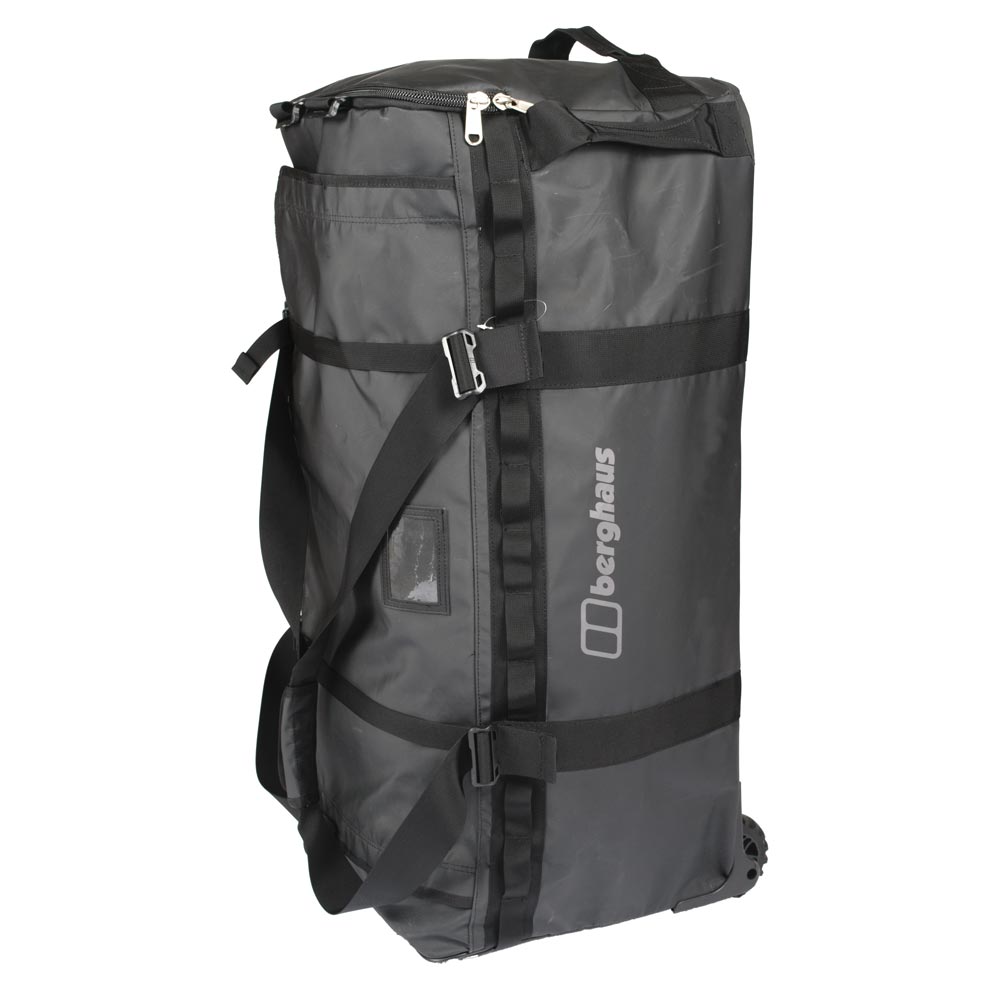 Bolsa BHDD GLADIUS 110L negra con ruedas, 75 x 40 x 43 cm, nylon TPE 1000D