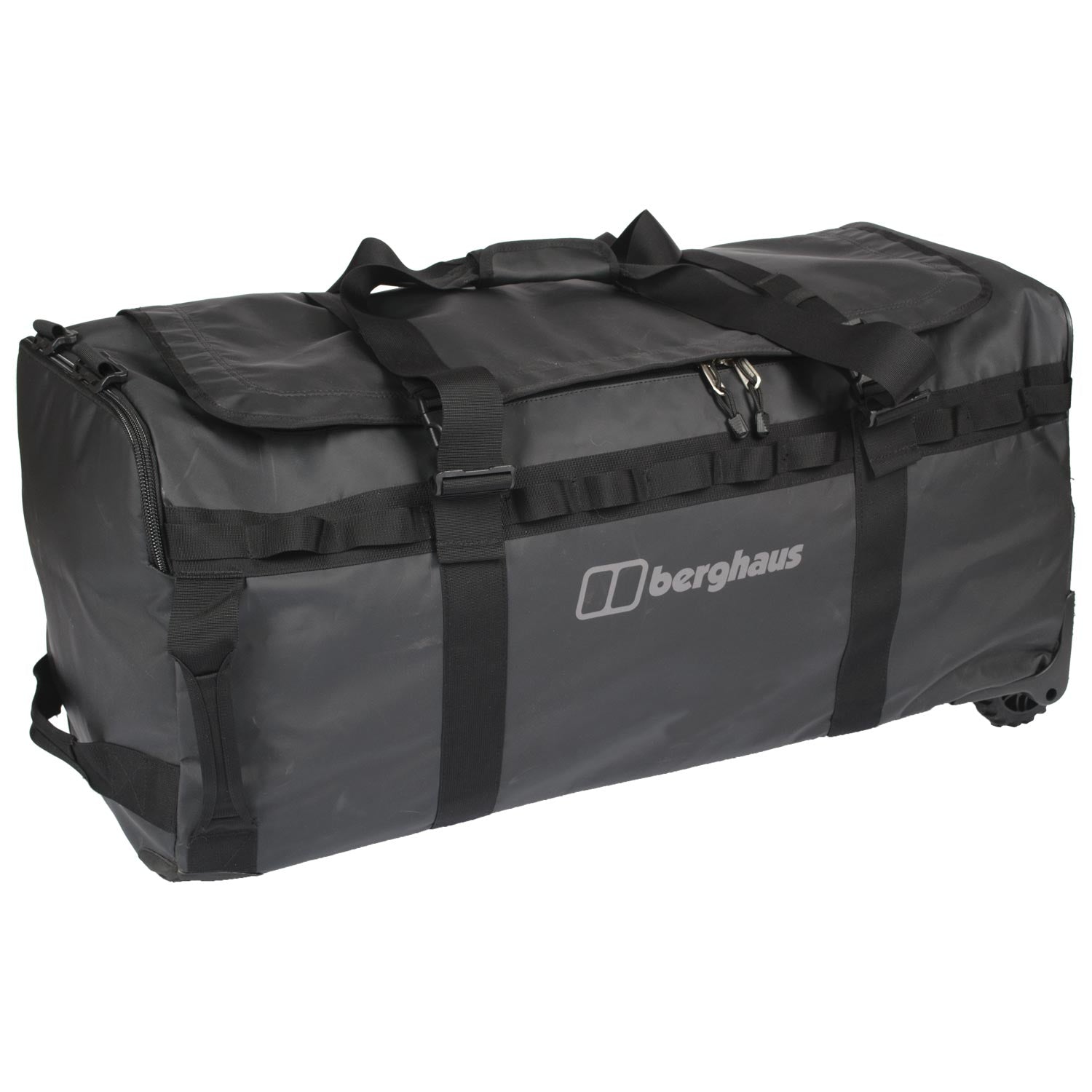 Bolsa BHDD GLADIUS 110L negra con ruedas, 75 x 40 x 43 cm, nylon TPE 1000D