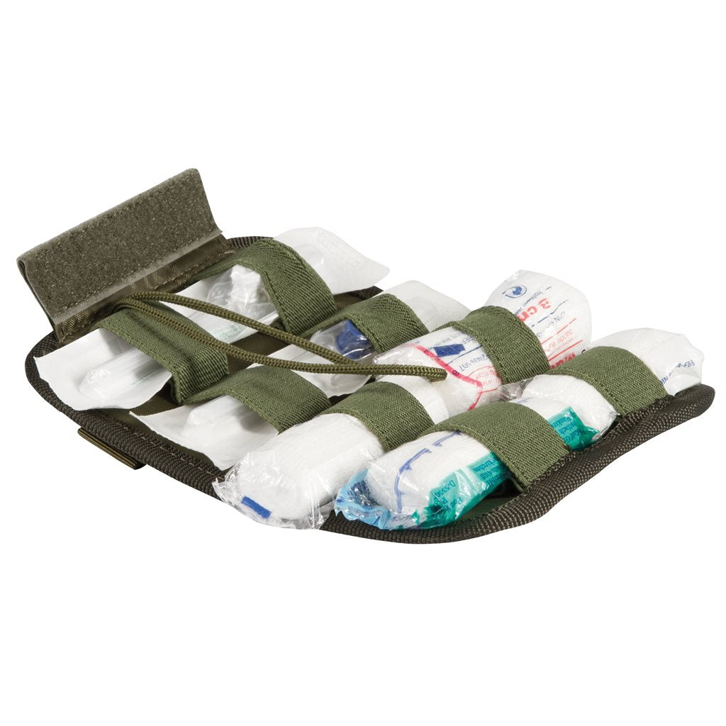 Bolsa BMPS - botiquín negro en tejido 1000D Armadura, compatible con sistema MOLLE