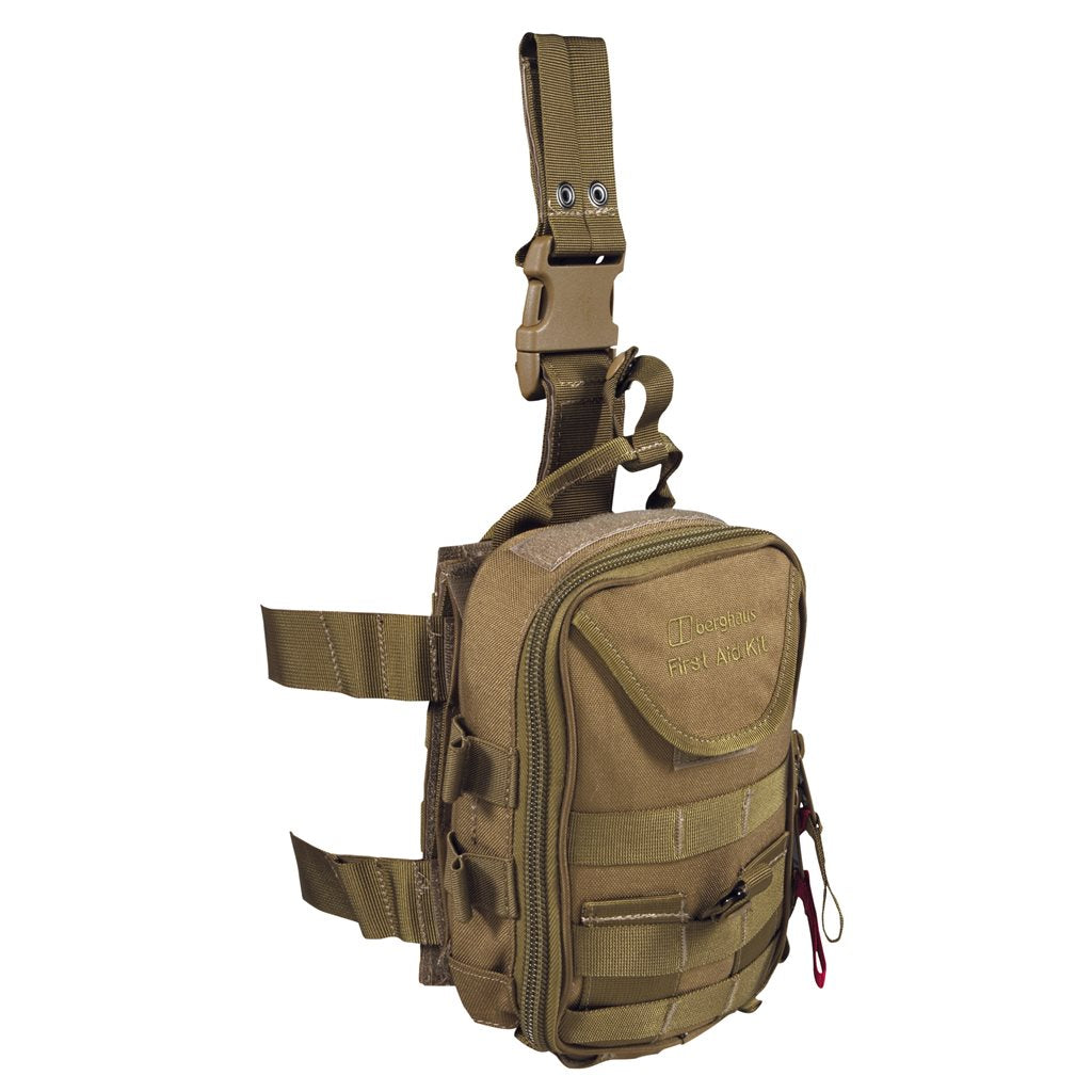 Bolsa BMPS - botiquín negro en tejido 1000D Armadura, compatible con sistema MOLLE
