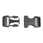 Hebillas Fastex negras 25 mm - 10 unidades, repuesto para mochilas