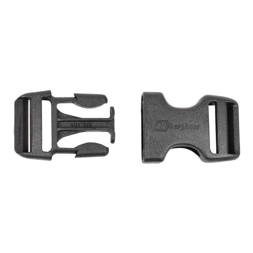 Hebillas Fastex negras 25 mm - 10 unidades, repuesto para mochilas